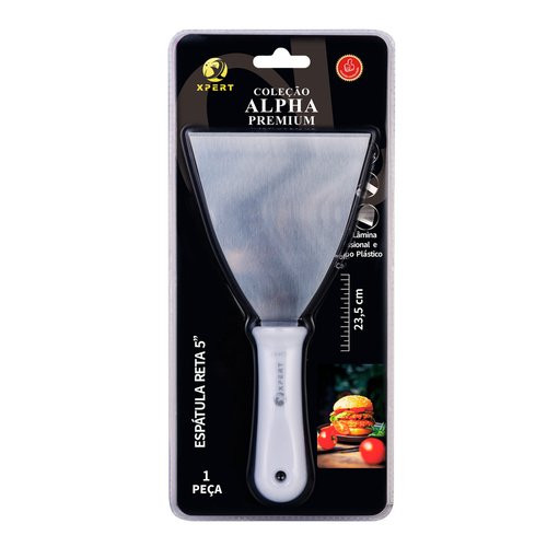 Espátula Reta e Cozinha 5'' Aço Inox