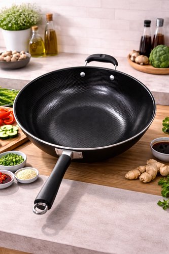 Frigideira Profissional Antiaderente Work 34 cm - Preta