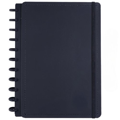 pguheukijs-lg.jpg Caderno Disko Black Grande G Capa Dura Disco Reposicionável