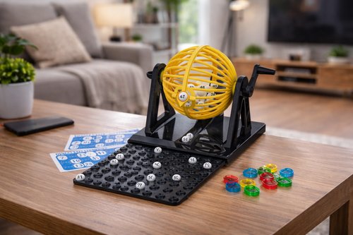 Jogo de Bingo 90 Números e 12 Cartelas