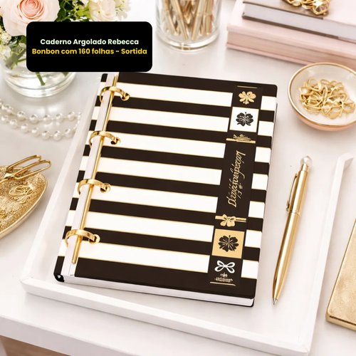 pnxu4sddql-lg.jpg Caderno Argolado Rebecca Bonbon com 160 folhas - Sortida