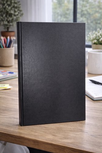 qafjz4ztn1o-lg.jpg Caderno Grande Numerado 100 Folhas - Preta