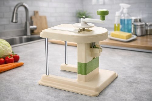 Cortador de Vegetais Manual Multifuncional - Bege