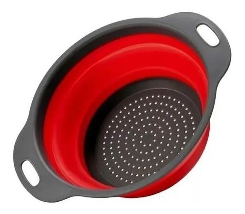 WE DROP - Escorredor De Alimentos Macarrão Legumes Retrátil Silicone