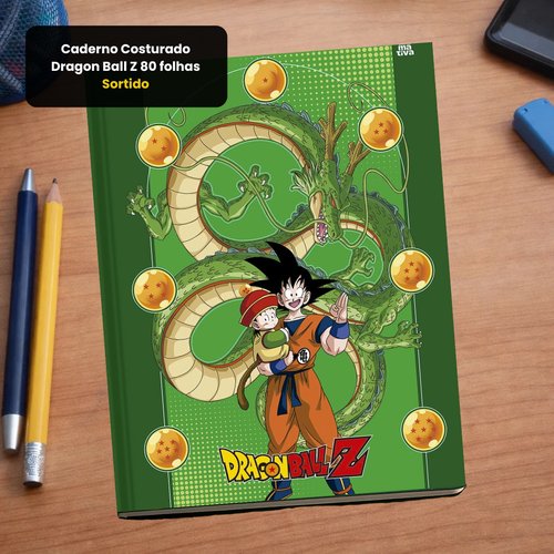 ravmatctn3-lg.jpg Caderno Costurado Dragon Ball Z 80 folhas - Sortido