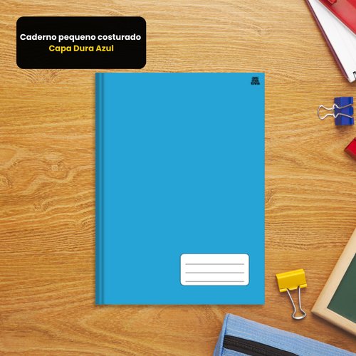 Caderno pequeno costurado Capa Dura  – Azul