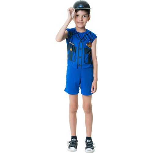 Kit Infantil Fantasia Policial - P