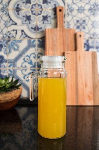 Jarra Vidro Redonda Clean 1 Litro