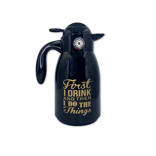 WE DROP - Garrafa Térmica de Café e Chá 1 Litro Black