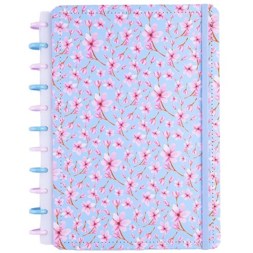 uqwehud1ilj-lg.jpg Caderno Cerejeira Médio M Disco Reposicionável Capa Dura Disko