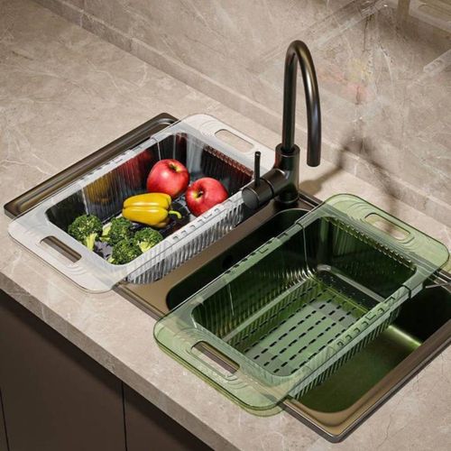 Cesto Escorredor Multiuso Retrátil Sortido