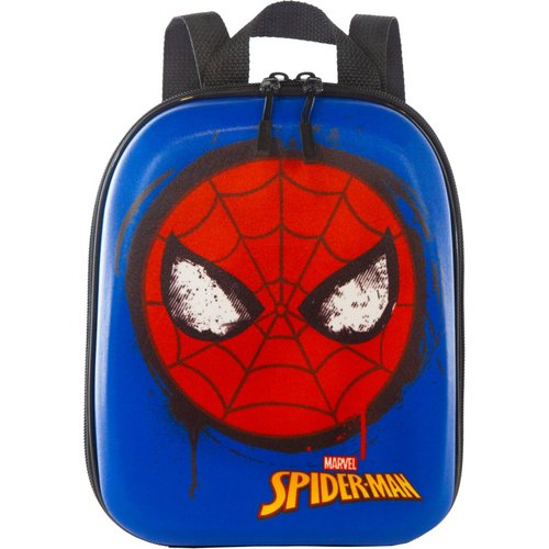 Mochila Infantil Homem Aranha Tamanho P - Azul