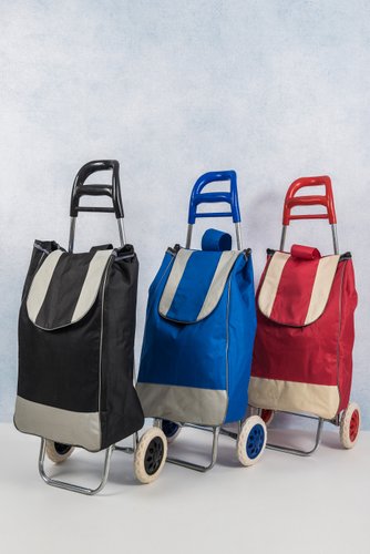 Carrinho de Feira Dobrável com Bolsa - Sortida