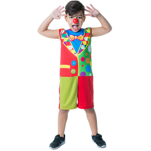 Kit Infantil Fantasia Palhacinho - M