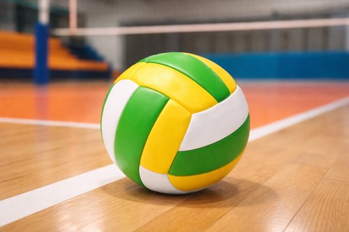 xkac96sfk1-lg.jpg Bola Vôlei Infantil Vinil DDG5101 Macia Inflável Brinquedo Criança 3+