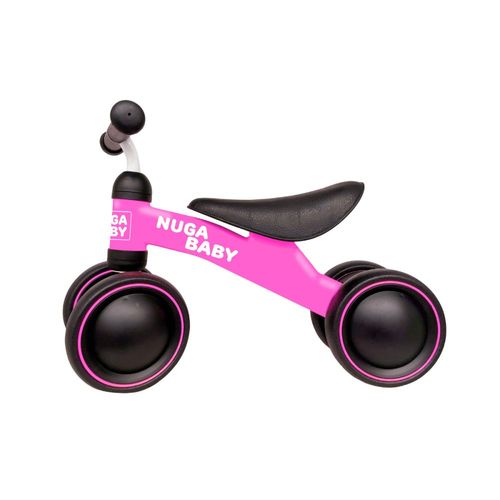 yeejj4hzw2p-lg.jpg Bicicleta Infantil Nuga Sem Pedal 4 Rodas - Rosa