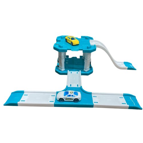 Brinquedo Pista Estacionamento de Corrida com Carrinhos