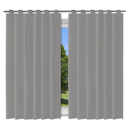 WE DROP - Cortina Blackout Pelicula Cinza - 200x140cm