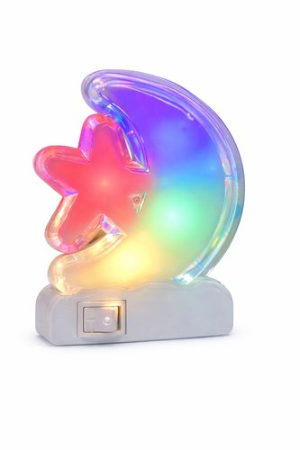 ji66u8gsj1s-lg.jpg Luz Noturna LED Estrela Lua Plug Tomada 1W Quarto Infantil